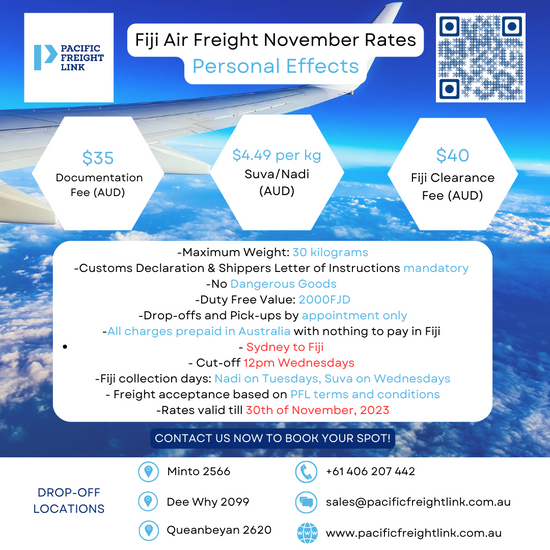 Fiji Freight Service: Air & Sea Freight - Door to Door Service ...